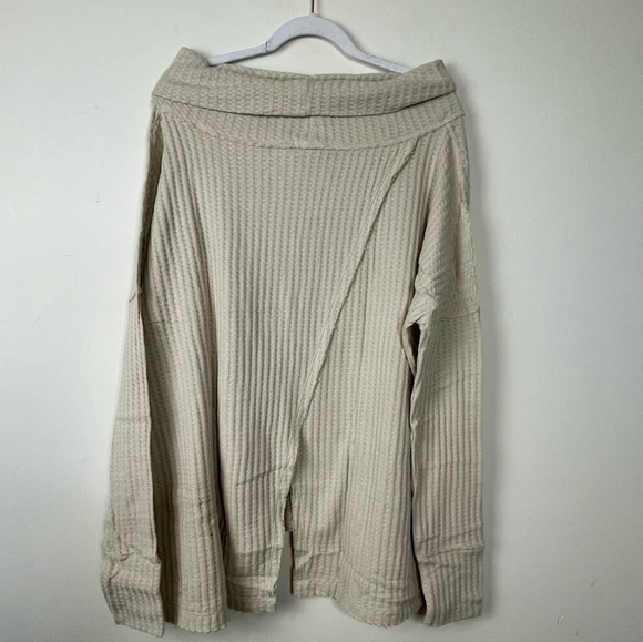 NWT Free People Free People Juicy Ribbed Knit Cowl Neck Tunic Size M - Picture 5 of 6